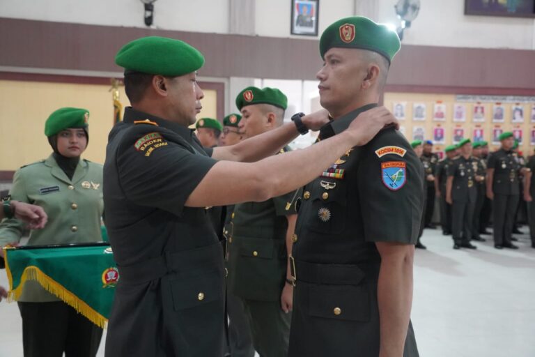 Dandim 1016/Plk Resmi Berganti