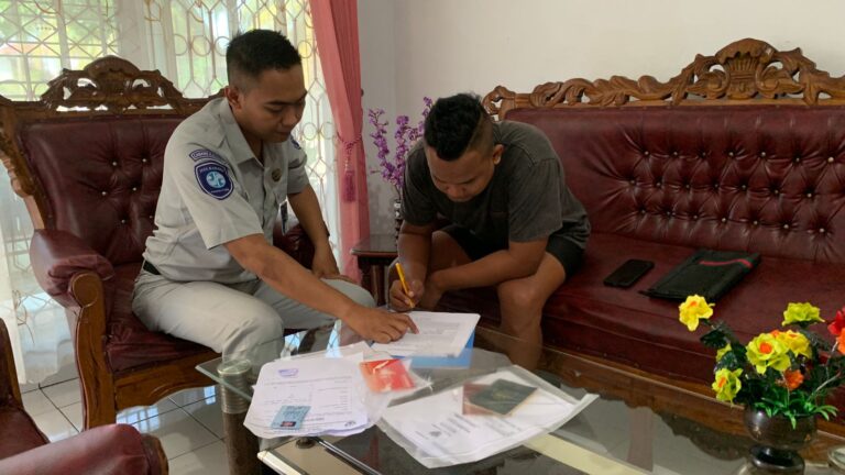 Ahli Waris Korban Laka Jalan Tjilik Riwut Km 11 Dapat Santunan dari Jasa Raharja