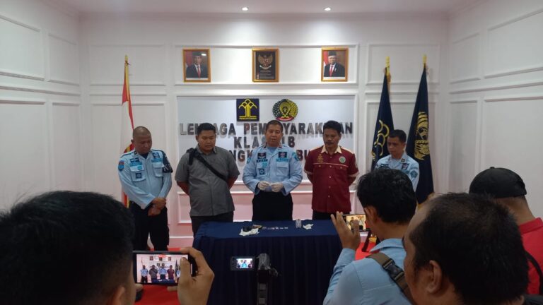 Lapas Pangkalan Bun Gagalkan Peredaran Sabu