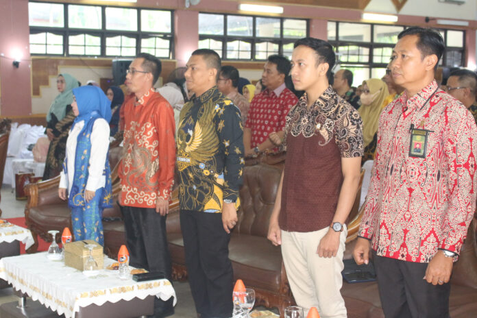 HADIRI : Kapolres Barito Selatan (Barsel), Polda Kalteng, AKBP Yusfandi Usman, S.I.K., M.I.K. menghadiri acara halal bihalal sekaligus pengukuhan pengurus Forum Kerukunan Umat Beragama (FKUB), Sabtu (20/5/2023) pagi. (ist)