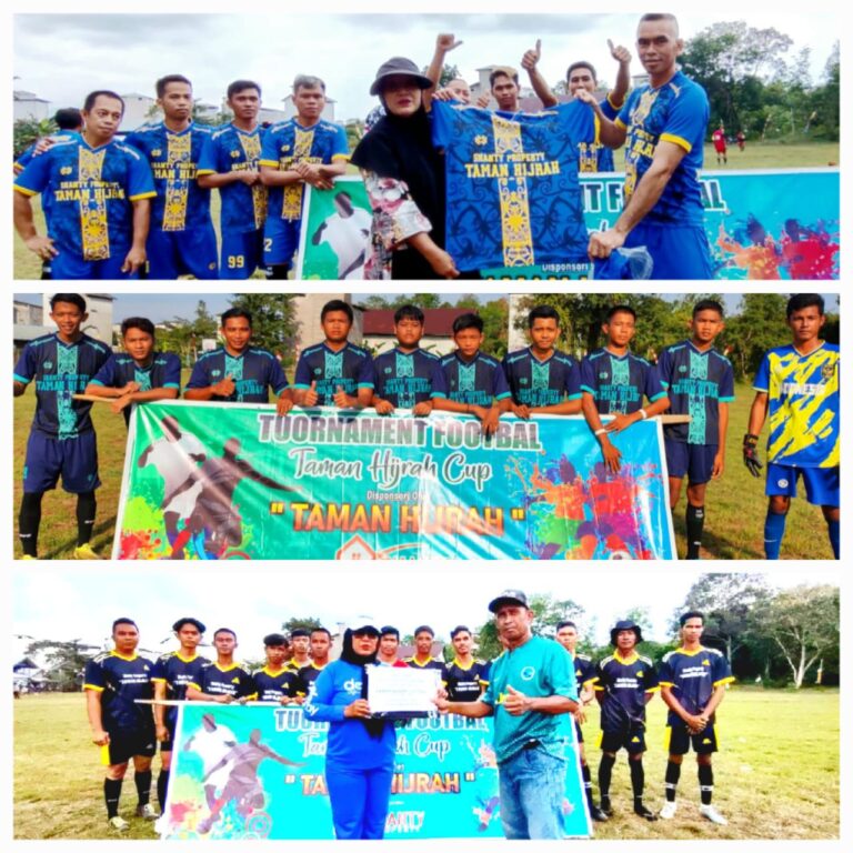 Turnamen Football Taman Hijrah Cup 2023, Diprakarsai Pengusaha Muda Property