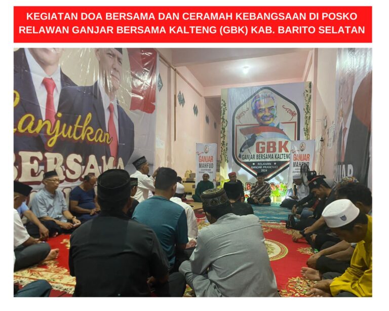 Relawan GBK Barsel Gelar Doa Bersama dan Ceramah Kebangsaan