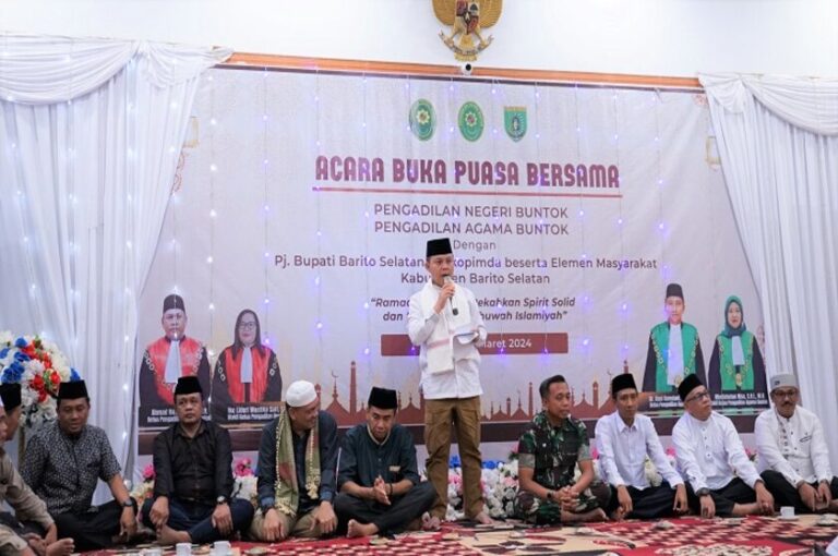 Pengadilan Negeri dan Pengadilan Agama Buntok Gelar Bukber Ramadhan Bersama Forkopimda