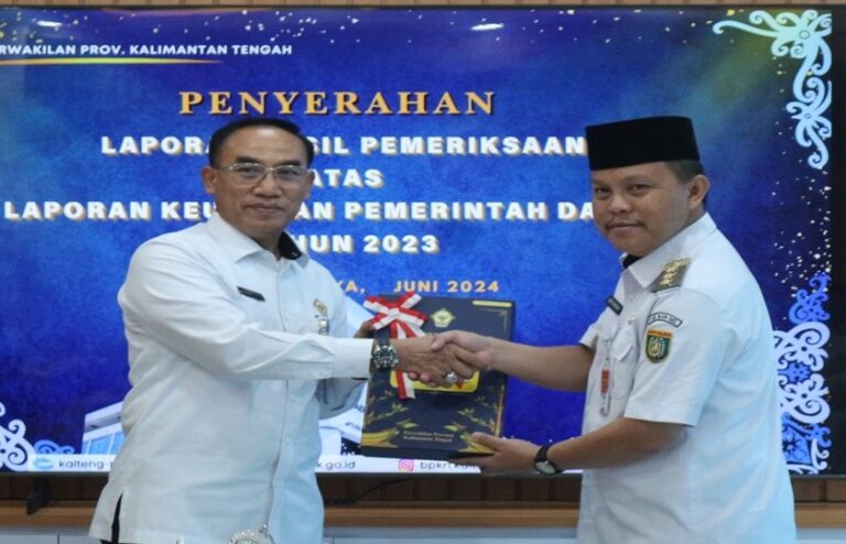 Barito Selatan Raih Opini WTP dari BPK 