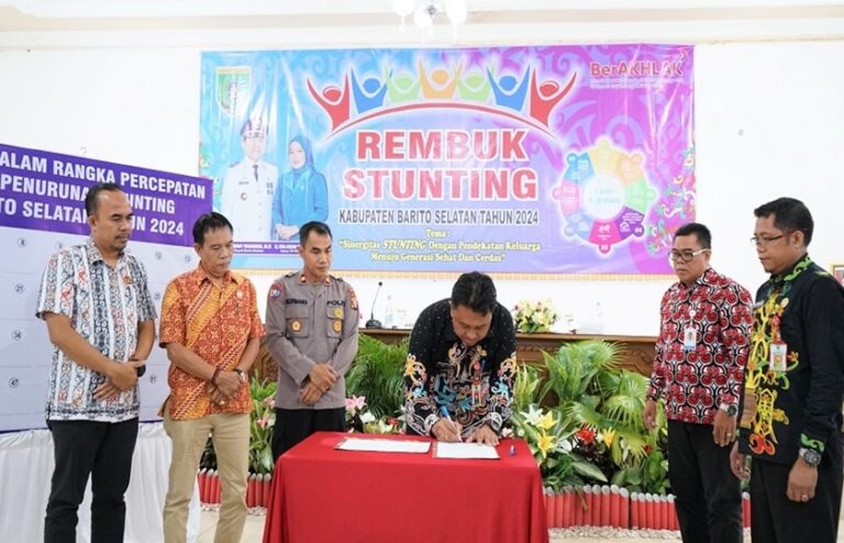 Pemkab Barsel Targetkan Penurunan Prevalensi Stunting Hingga 17,88 Persen 