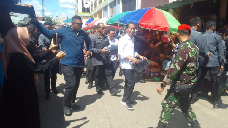 Kunjungi Barsel, Presiden Jokowi Tinjau beberapa Fasilitas Umum