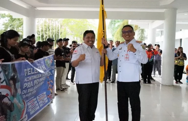 Pelepasan Kontingen Seleksi Daerah Pra Popnas 2024