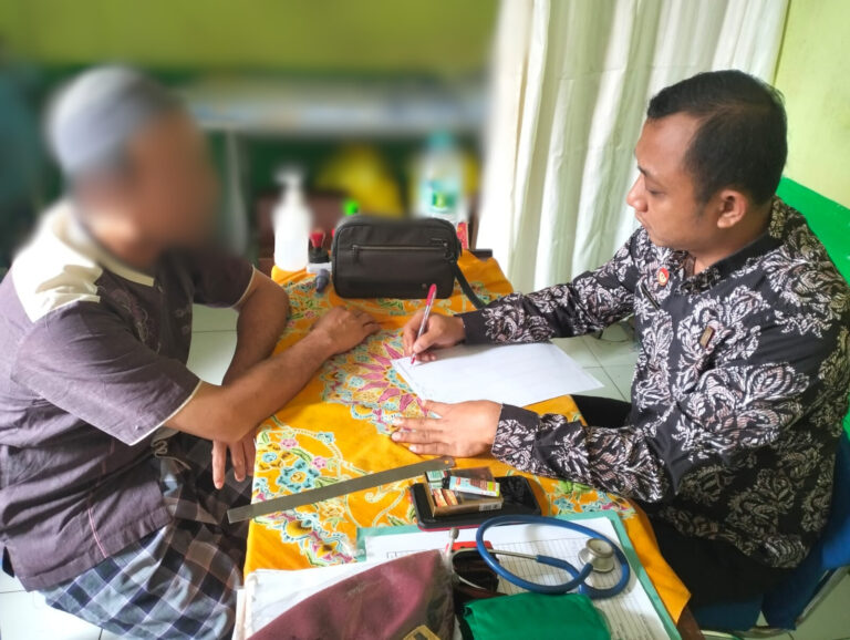 Lapas Sampit Jaga Kesehatan WBP Lewat Pemeriksaan Rutin