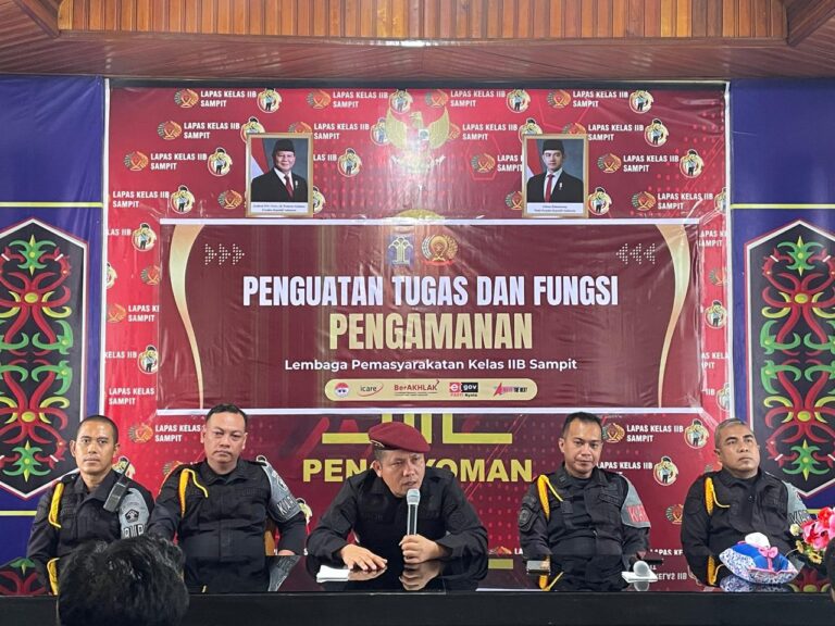 Lapas Sampit Perkuat Pengamanan melalui Arahan Strategis