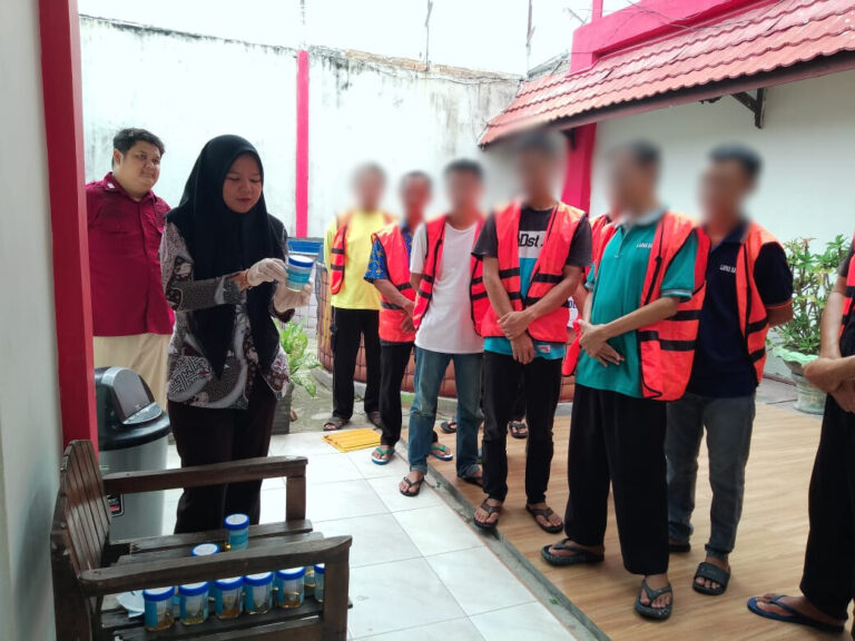 Lapas Sampit Gelar Tes Urine, Pastikan Kesiapan WBP Program Pembebasan