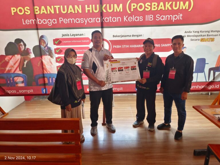 Lapas Sampit Pasang Foto dan Visi Misi Calon Gubernur untuk Warga Binaan