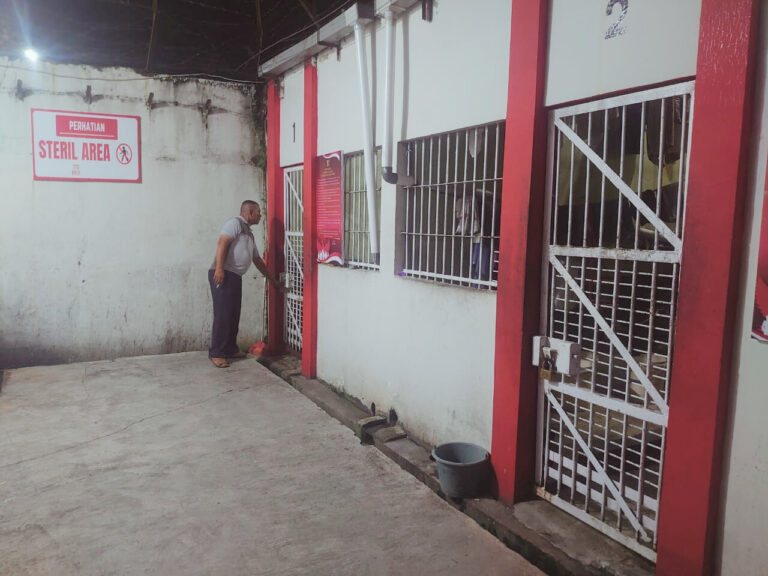 Kasubsi Keamanan Lakukan Pengontrolan Rutin di Lapas Sampit