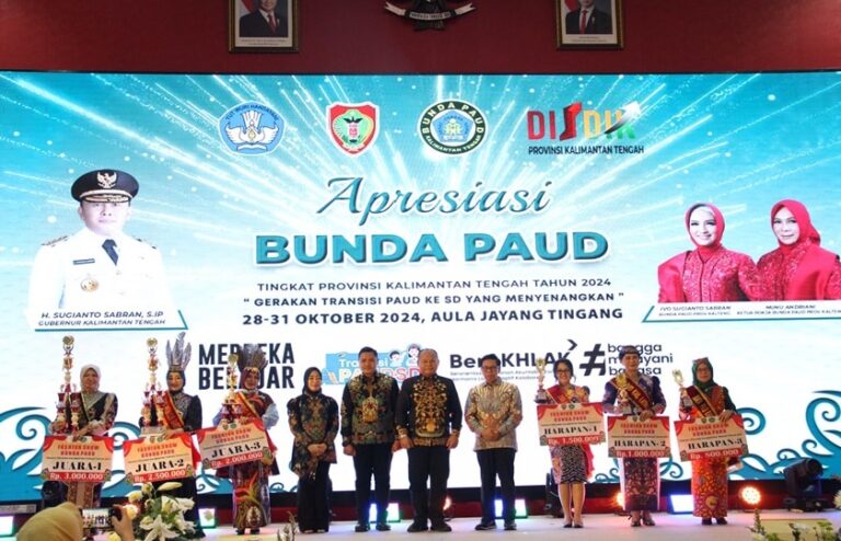 Barito Selatan Raih Apresiasi di Ajang Bunda PAUD Kalteng 2024