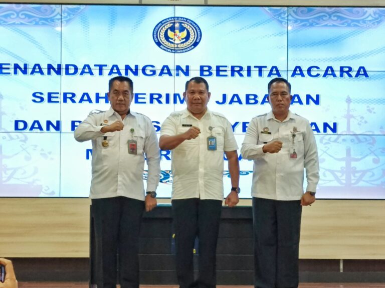 Kakanwil Ditjenpas Kalteng Pimpin Sertijab Kalapas Muara Teweh