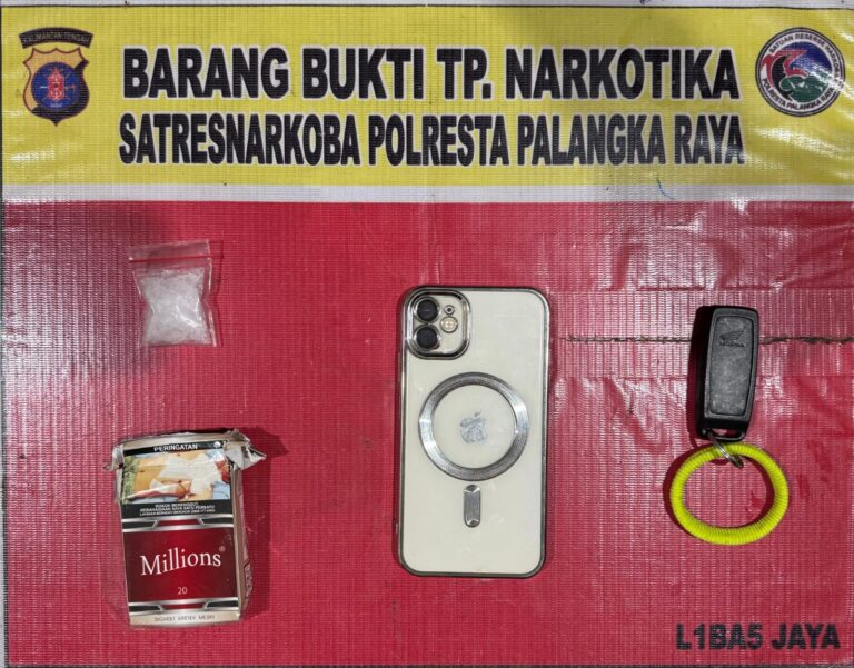 Tertangkap Basah! Pemuda Simpan Sabu di Dashboard Motor