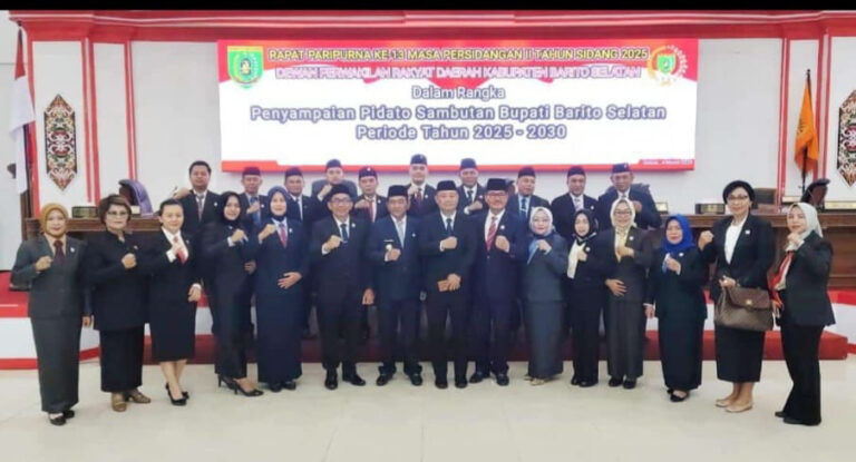Bupati Baru Barsel Sampaikan Pidato Perdana di Rapat Paripurna DPRD