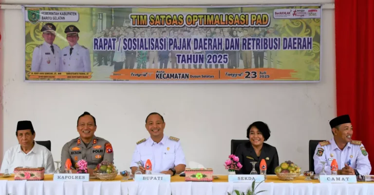 Bupati Tekankan Kesadaran Wajib Pajak untuk Dukung Pembangunan Daerah