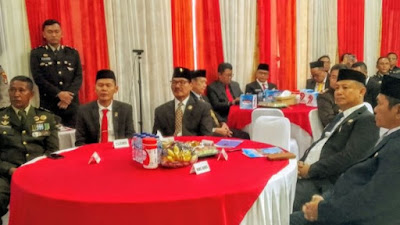Ketua DPRD Barsel Hadiri Peringatan Hari Bhayangkara ke-79 di Halaman Kantor Bupati