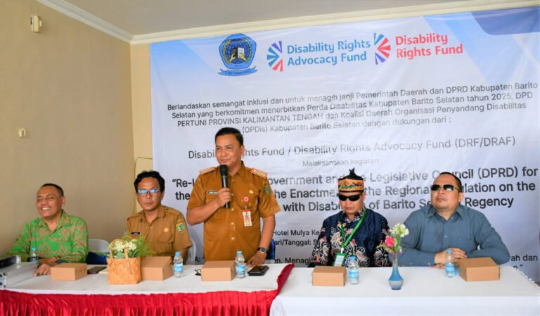 Pemkab Barsel dan Pertuni Dorong Perda Hak Penyandang Disabilitas