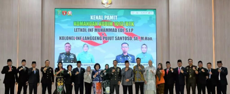 Wakil Bupati Barsel Hadiri Acara Kenal Pamit Dandim 1012/Buntok