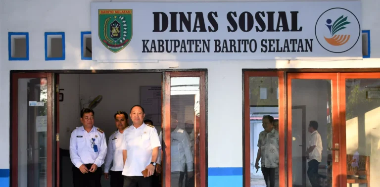 Bupati Barsel Tinjau Kondisi Kantor Dinas Sosial