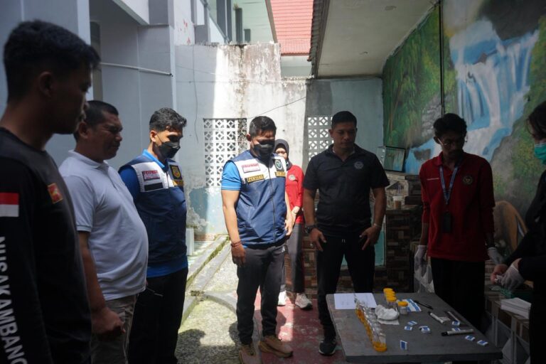 Perang Melawan Narkoba di Lapas, Ditjenpas Kalteng Gelar Tes Urine Serentak