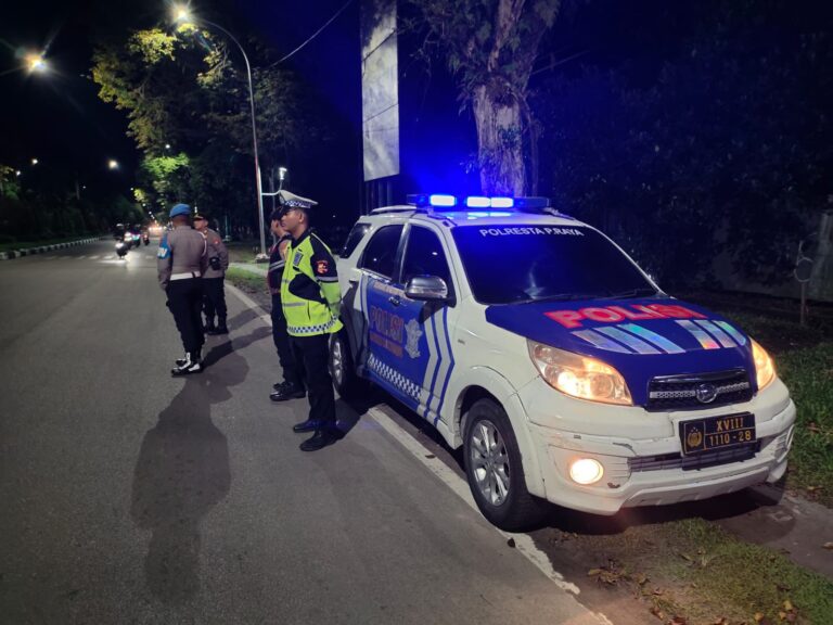 Polresta Palangka Raya Optimalkan Patroli Malam Berantas Balapan Liar