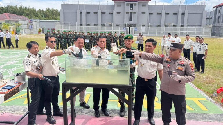 Razia Gabungan dan Tes Urine, Lapas Palangka Raya Perkuat Komitmen Keamanan di HBP ke-62