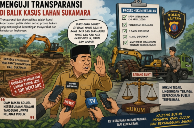 Menguji Transparansi di Balik Kasus Lahan Sukamara