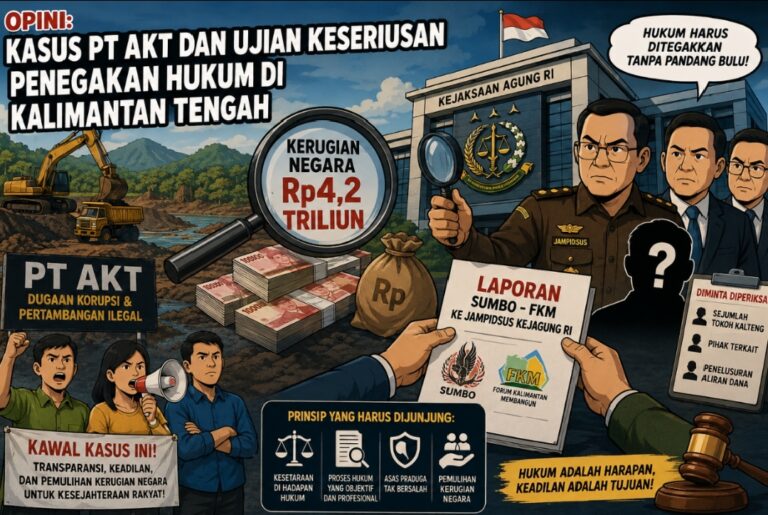 OPINI: Kasus PT AKT dan Ujian Keseriusan Penegakan Hukum di Kalimantan Tengah