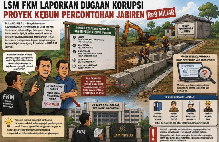 LSM FKM Minta Kejaksaan Agung Selidiki Proyek Kebun Percontohan Jabiren