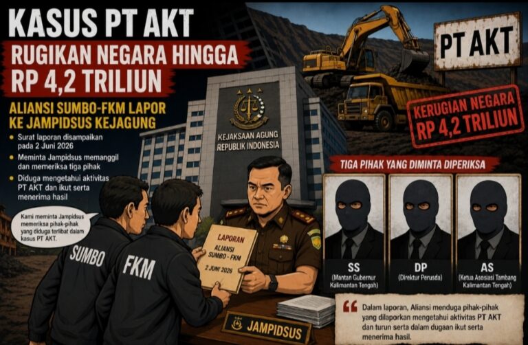 Laporan Baru Muncul di Kasus PT AKT, SUMBO-FKM Minta Sejumlah Tokoh Diperiksa