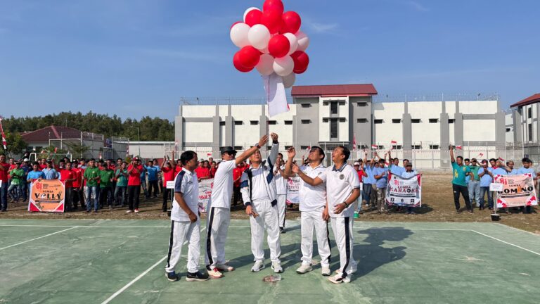 Menggelorakan Semangat Kemerdekaan, Lapas Palangka Raya Buka Pekan Olahraga HUT RI Ke-81